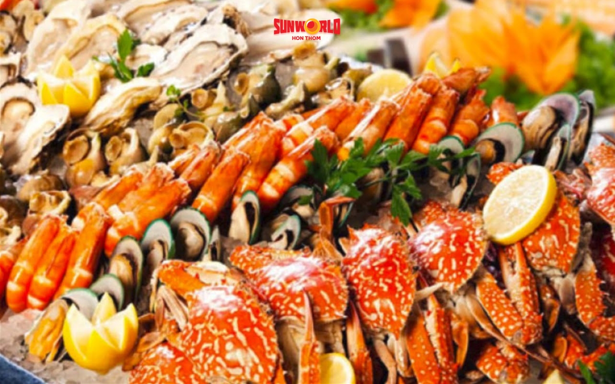 Thưởng thức đặc sắc tại biển Hòn Thơm Phú Quốc 