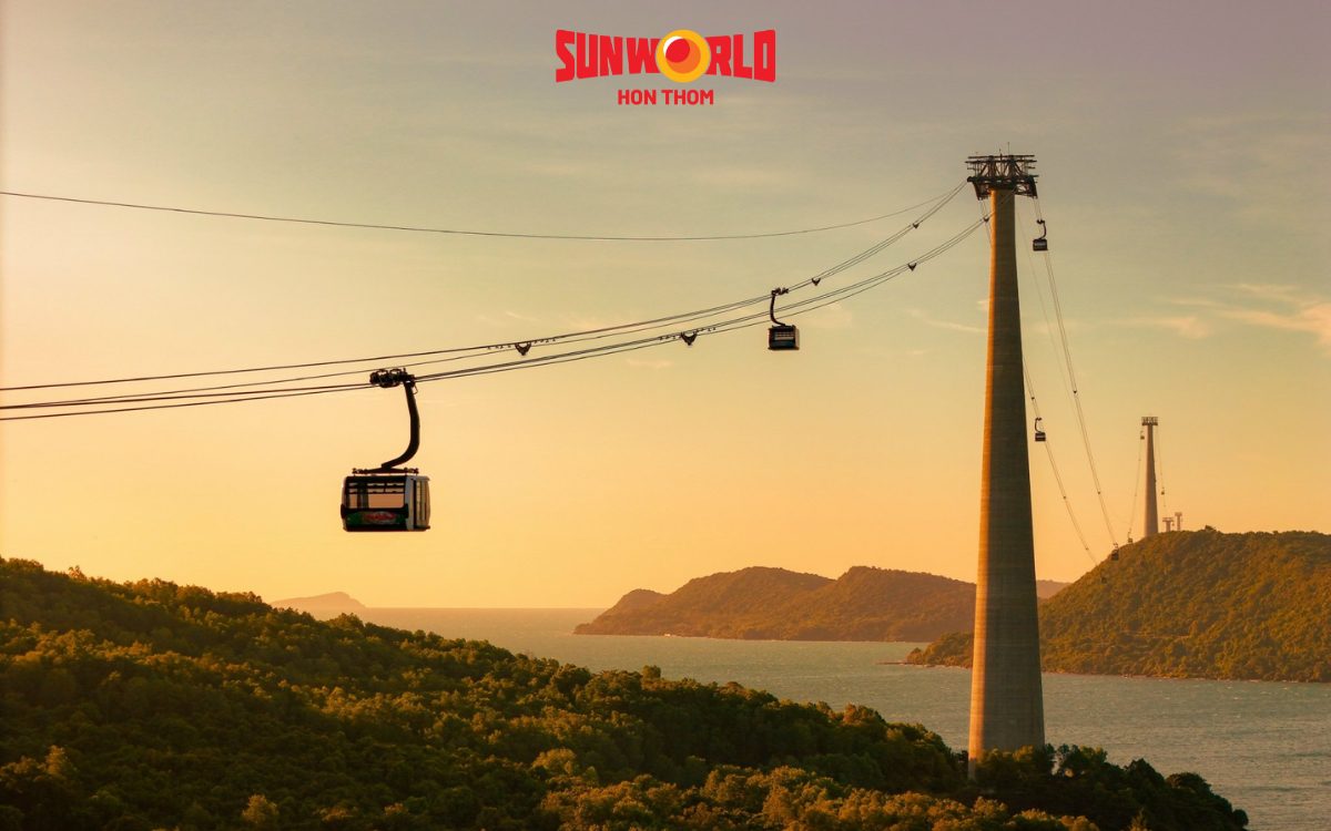 Ngắm hoàng hôn Phú Quốc ở SunWorld Hòn Thơm 